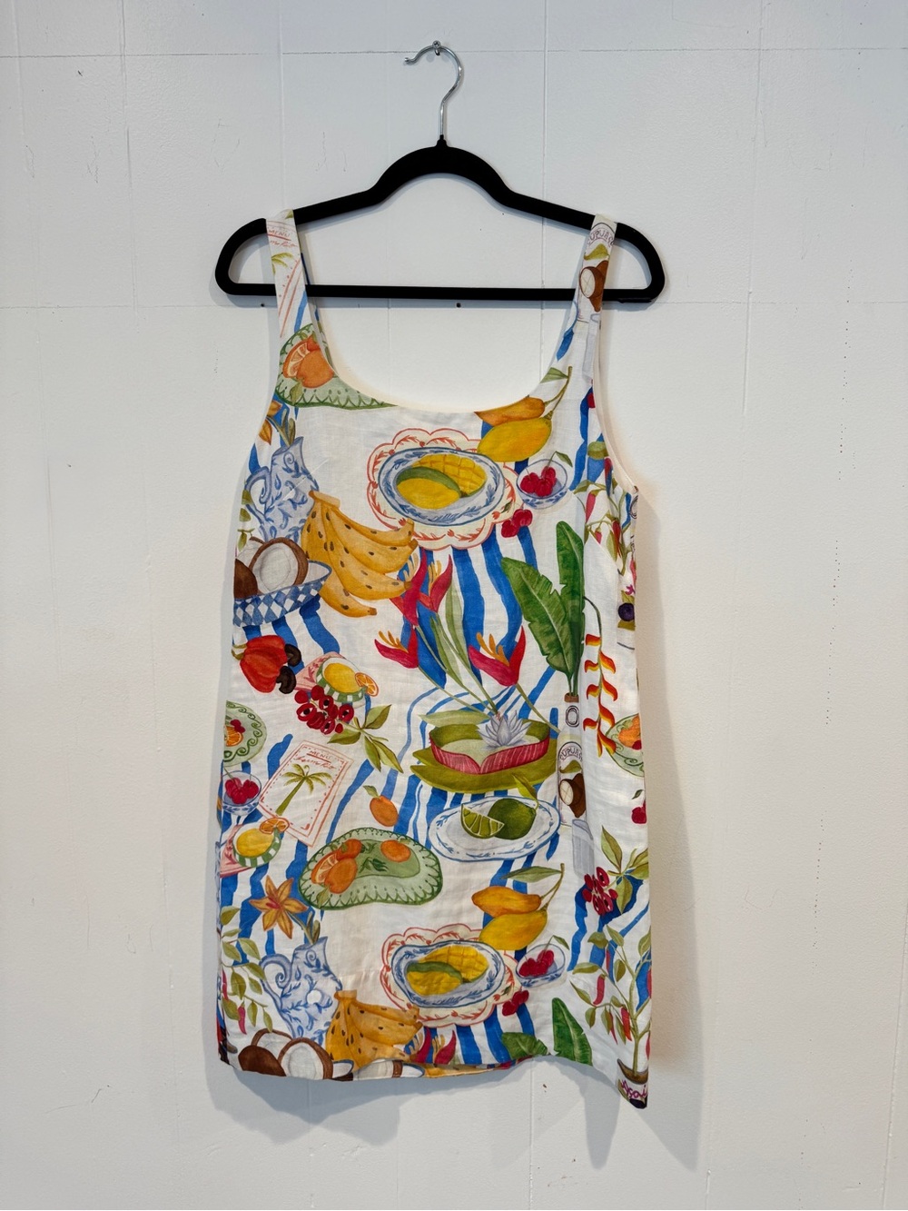 NWT Farm Rio fresh table Linen Tank Dress
